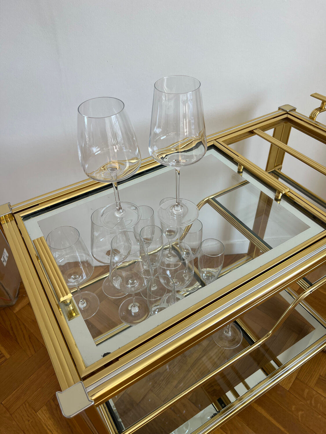 Hollywood Regency trolley 1970s