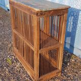 Old teak mesh pantry
