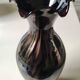 Corolle design vase in blown Murano art glass/Designer V. Nason. 70s. High 25 cm