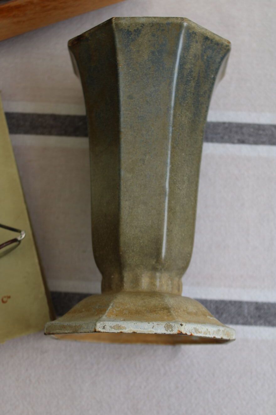 Cast iron vase