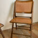 Paire de chaise pliante mid-century 