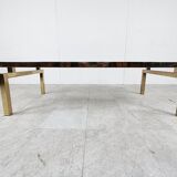Table basse en laiton par, années 1970