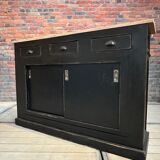 Early 20th century oak bar counter