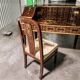 Chinese table with the vintage chair.