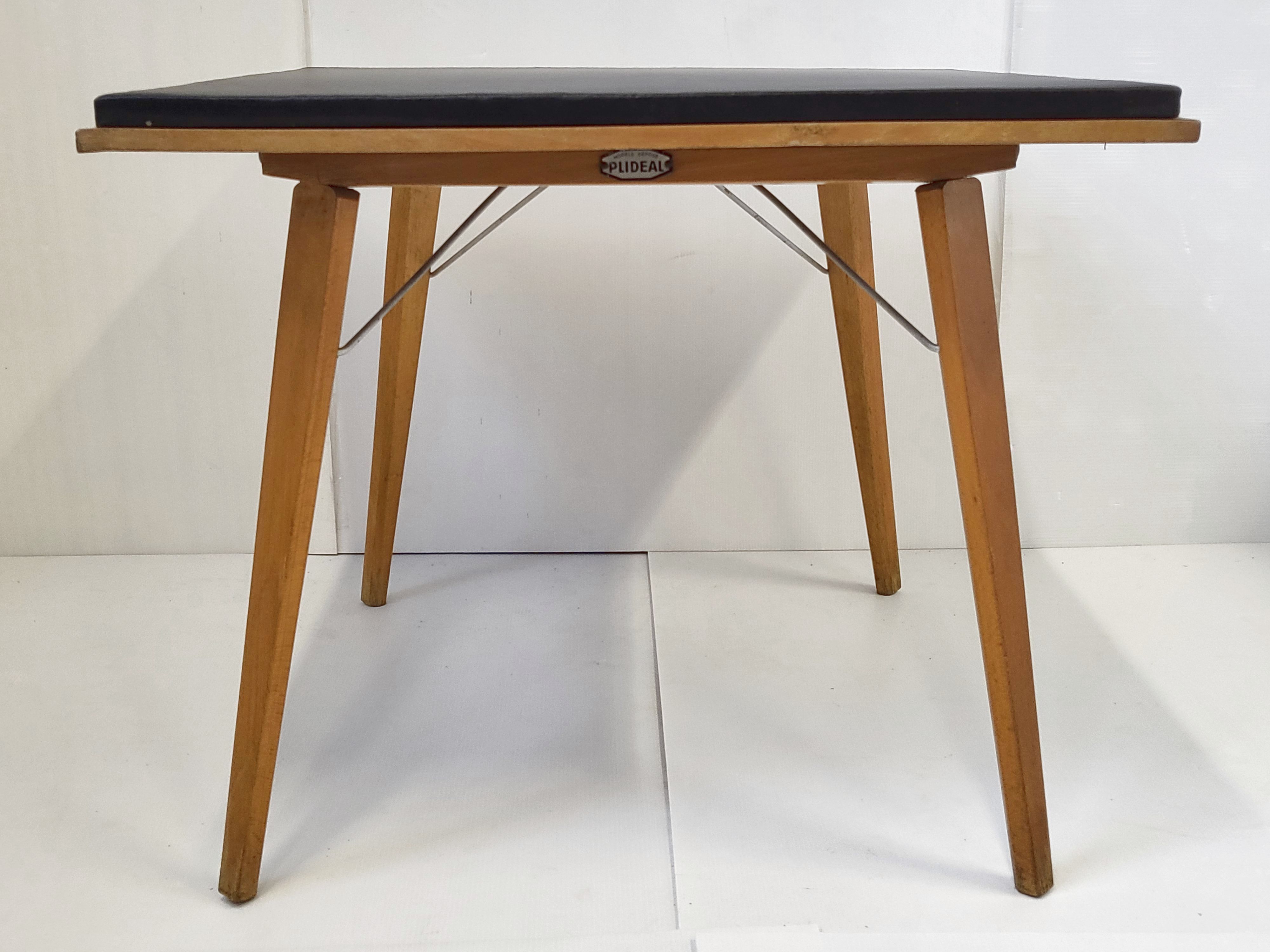 Vintage folding coffee table 1950