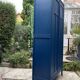 Armoire parisienne bleue panneautée 1940