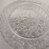 Plafonnier/ appliqué bubble en verre