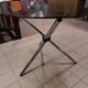 Roche Bobois vintage round table Chrome and smoked glass