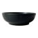 Round vintage black ceramic catchall.