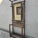 Bamboo coat rack with mirror and umbrella stand – 1920