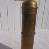 Oriental brass pepper mill