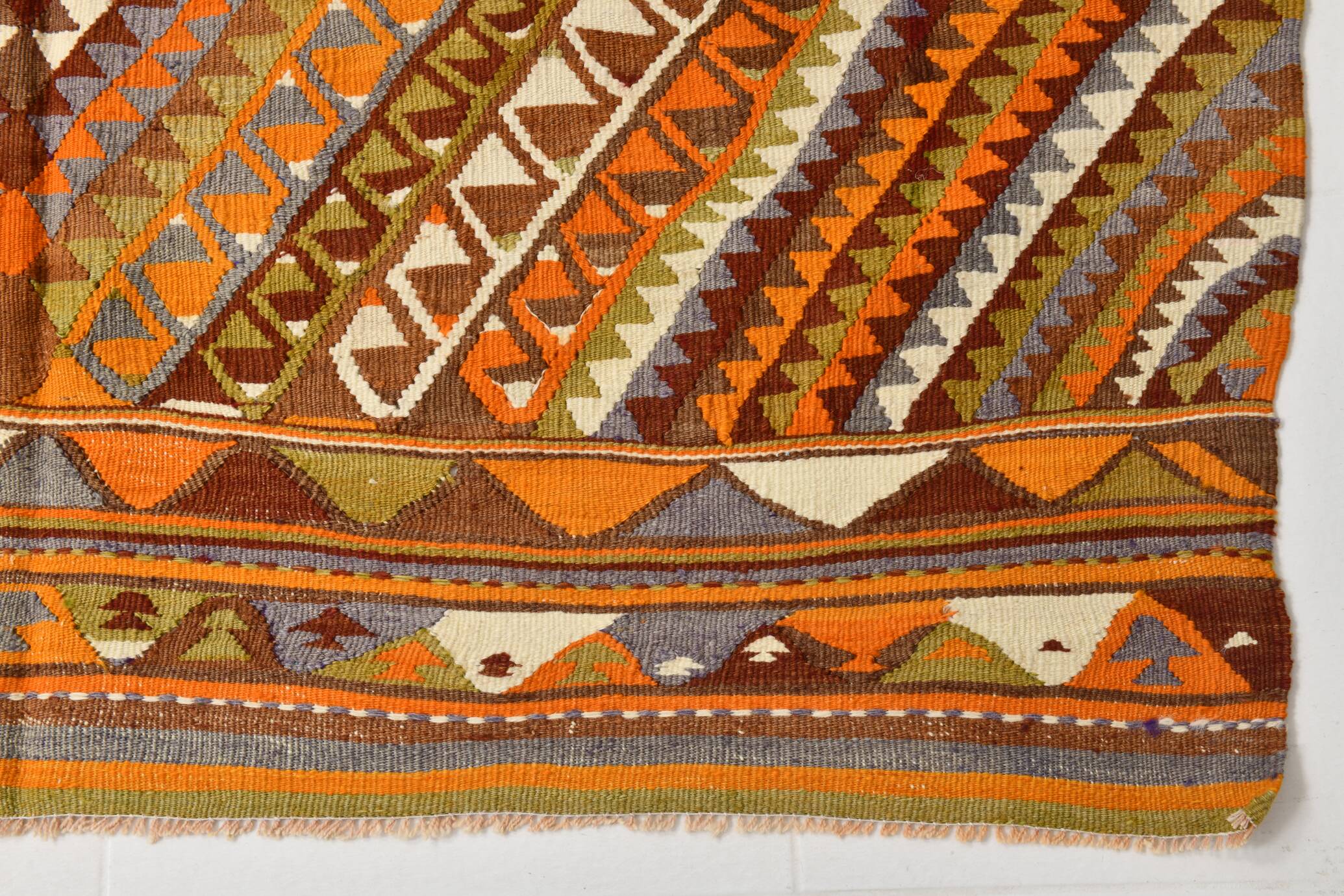 5x7 Rug For Living Room Scandinavian Vintage Kilim Rug, 155x224Cm SK 2309