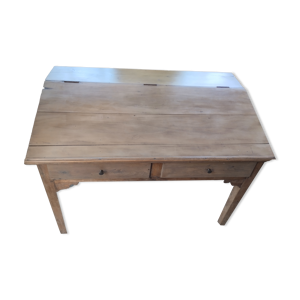 bureau de pente en noyer