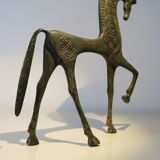 Etruscan horse, bronze, very elegant figurine
