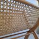Vintage Mid-Century Wooden and Rattan Folding Magazine Rack, Czechoslovakia