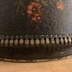 Napoleon III paper basket in leather imitation painted sheet metal