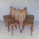 Six bistro chairs, by KOHN, 1925 - not Thonet -