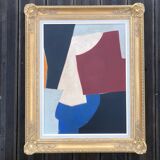 Large abstract painting