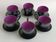 Set of six cups and their saucer in ceramic Monica Ceram Vallauris.