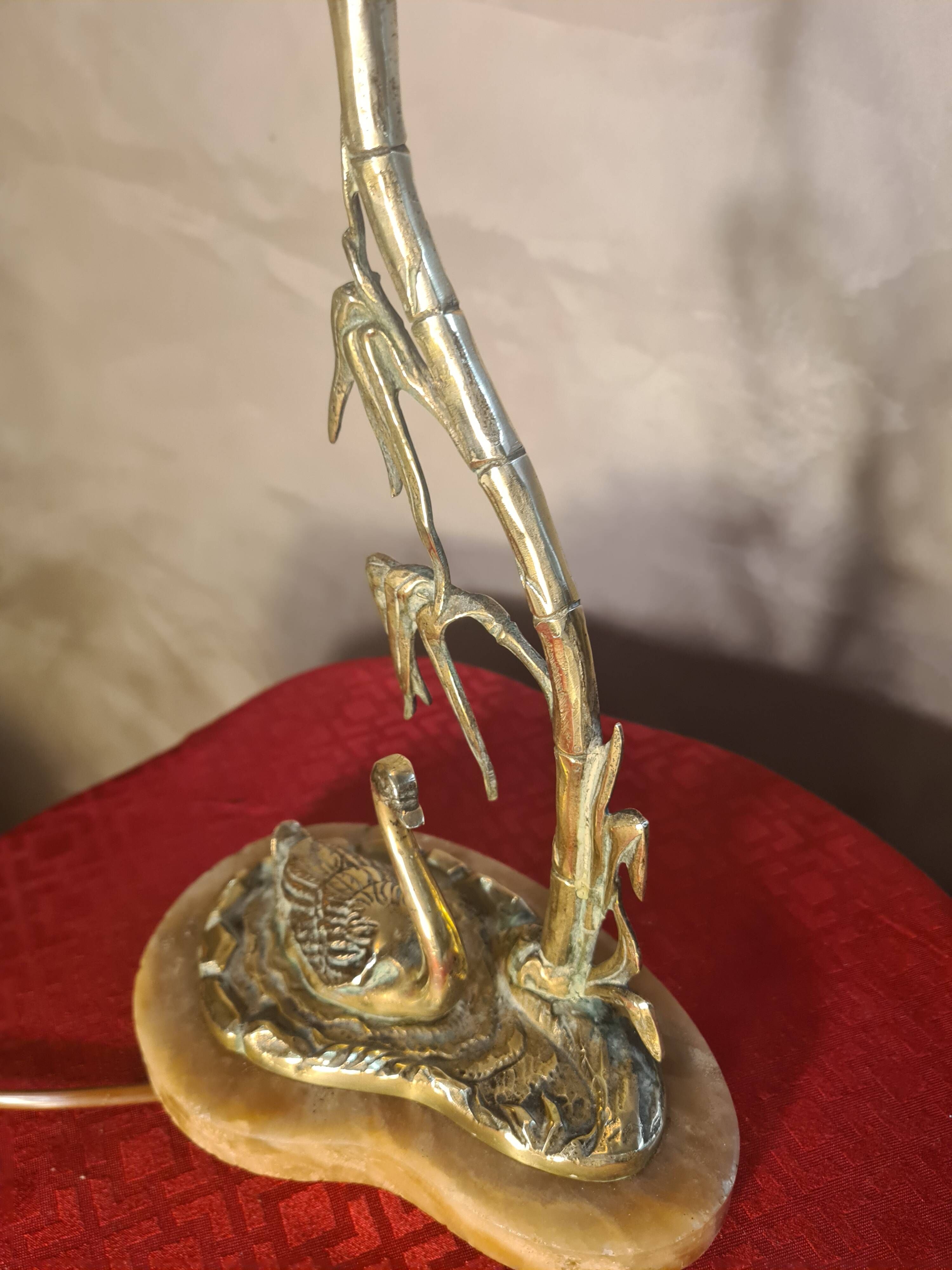bronze lamp with marble, beautiful work by a bronzier, 1910 at 40 and fine tulip