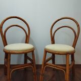 1970s bamboo chairs