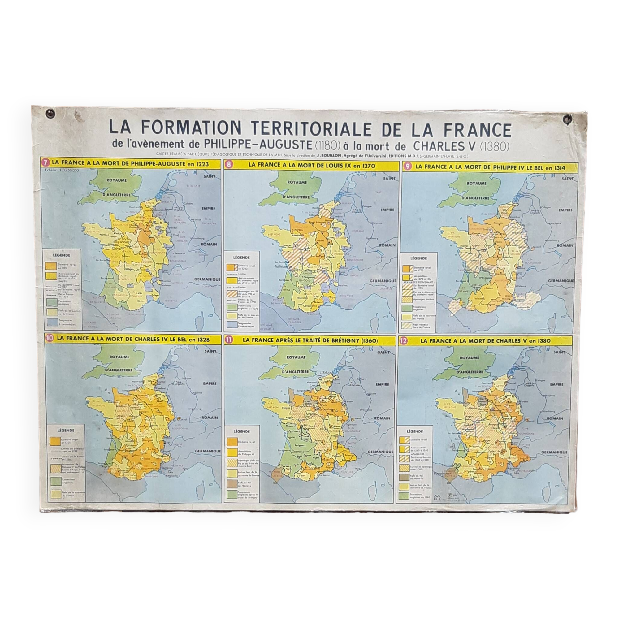 MDI school map "Territorial training in France"