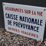 Enamelled plate National Provident Fund