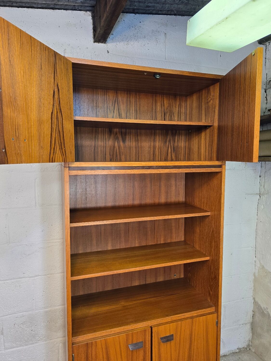 1970s Scandinavian style cupboard library