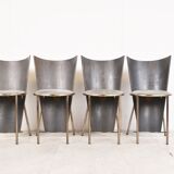 Vintage dining chairs by Frans Van Praet, set of 4