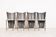 Vintage dining chairs by Frans Van Praet, set of 4