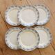 6 flat plates made of ironstone Sarreguemines U&C model Luchon