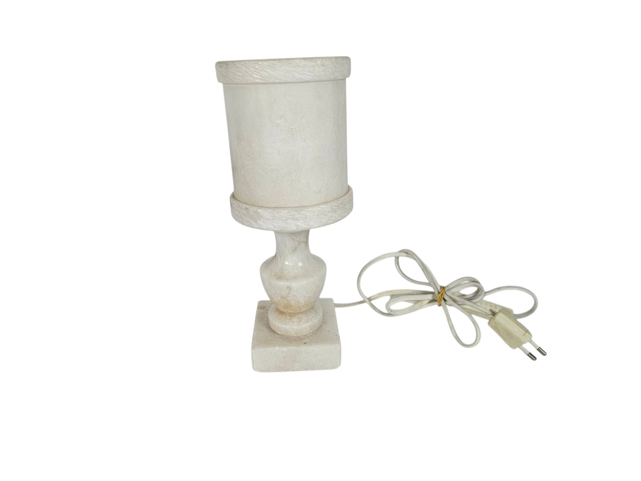 Pegasan - Alabaster - natural stone - table lamp - Spain - 1970