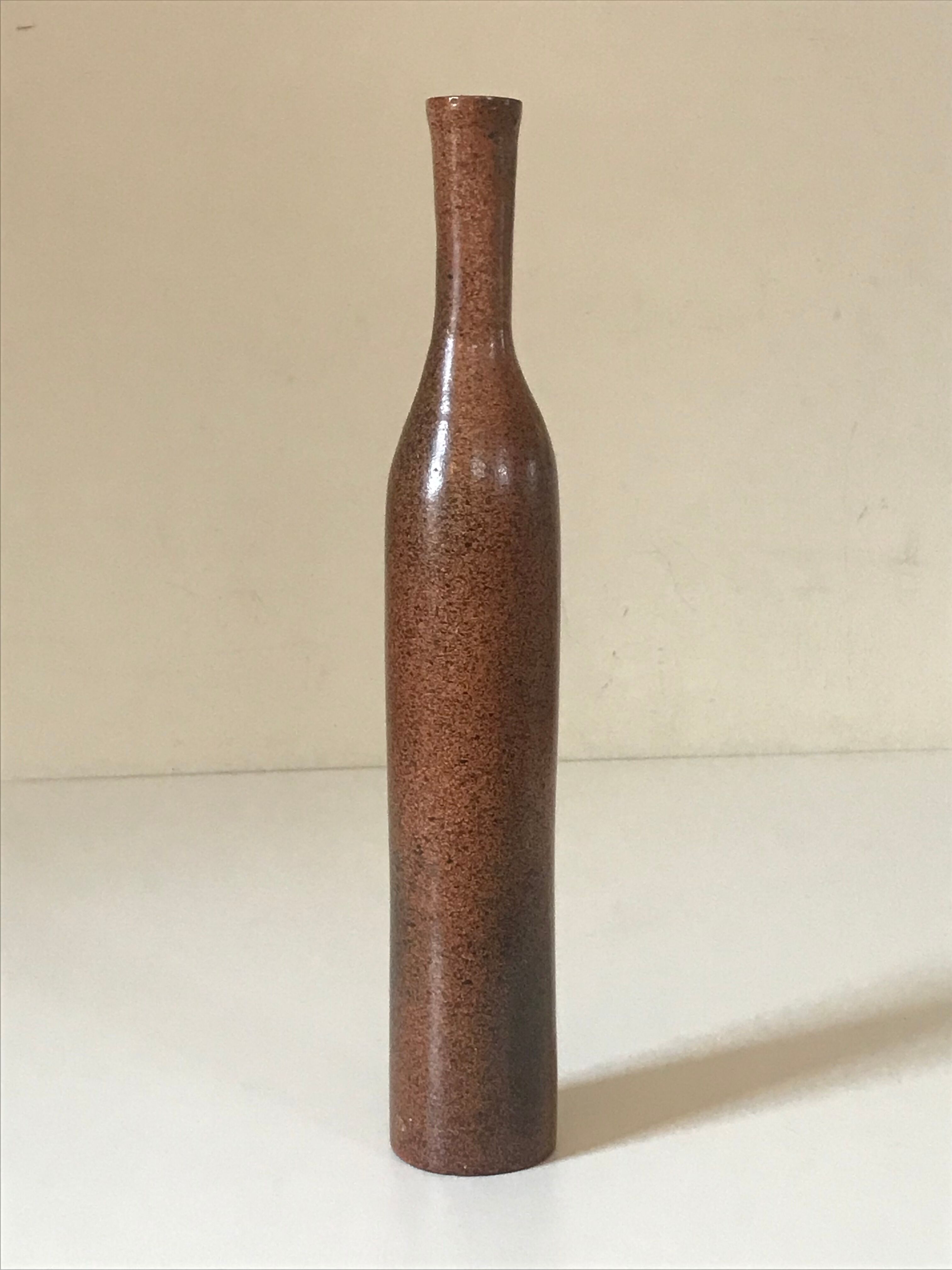 Vase soliflore neck fine vintage design years 70