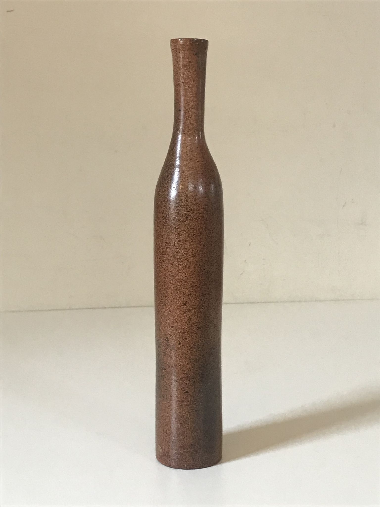 Vase soliflore col fin vintage design annees 70