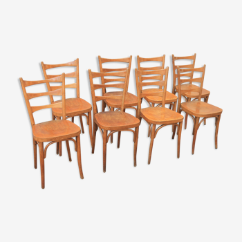 Set de 8 chaises bistrot