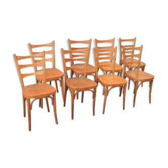 Set of 8 bistro chairs