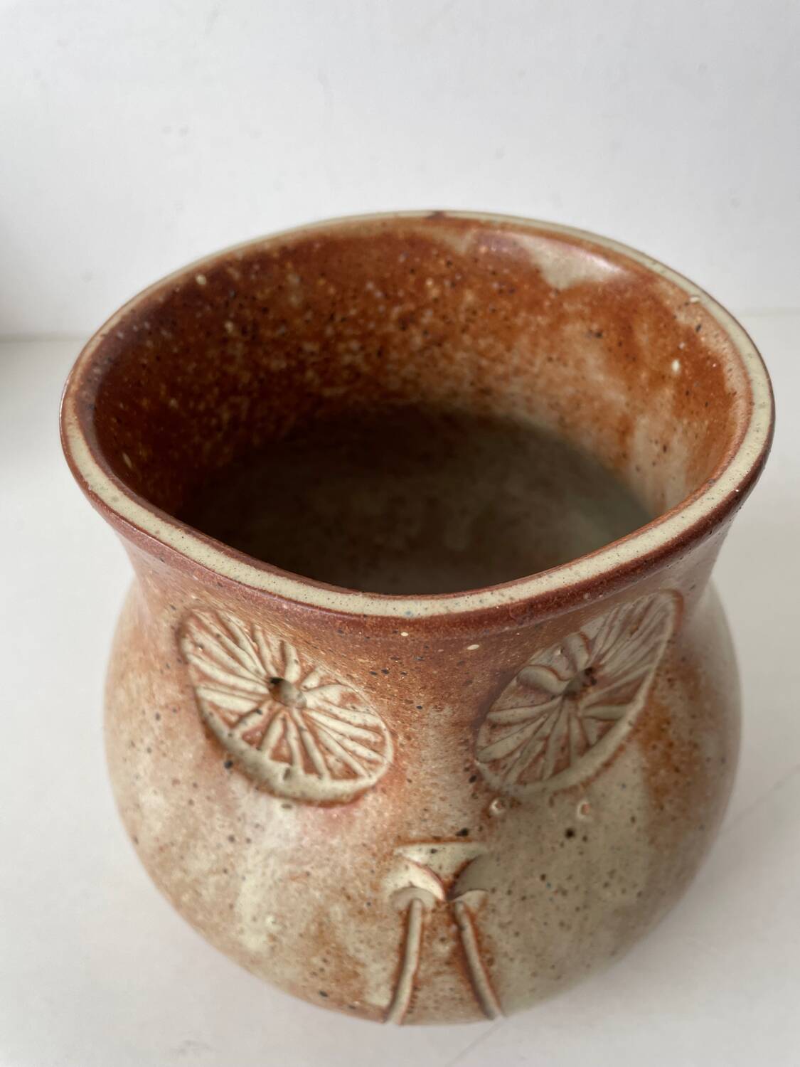 Pot en grès années 60