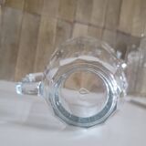 Thick glass pitcher