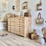 Craft cabinet with drawers