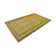 Tapis floral Oushak jaune