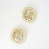 A pair of wall lamps, 1970s