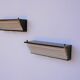Pair of modernist metal wall light model 212, by Jacques Biny for Luminalite