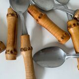 Small bamboo spoons