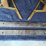 Wicker basket headboard and footboard