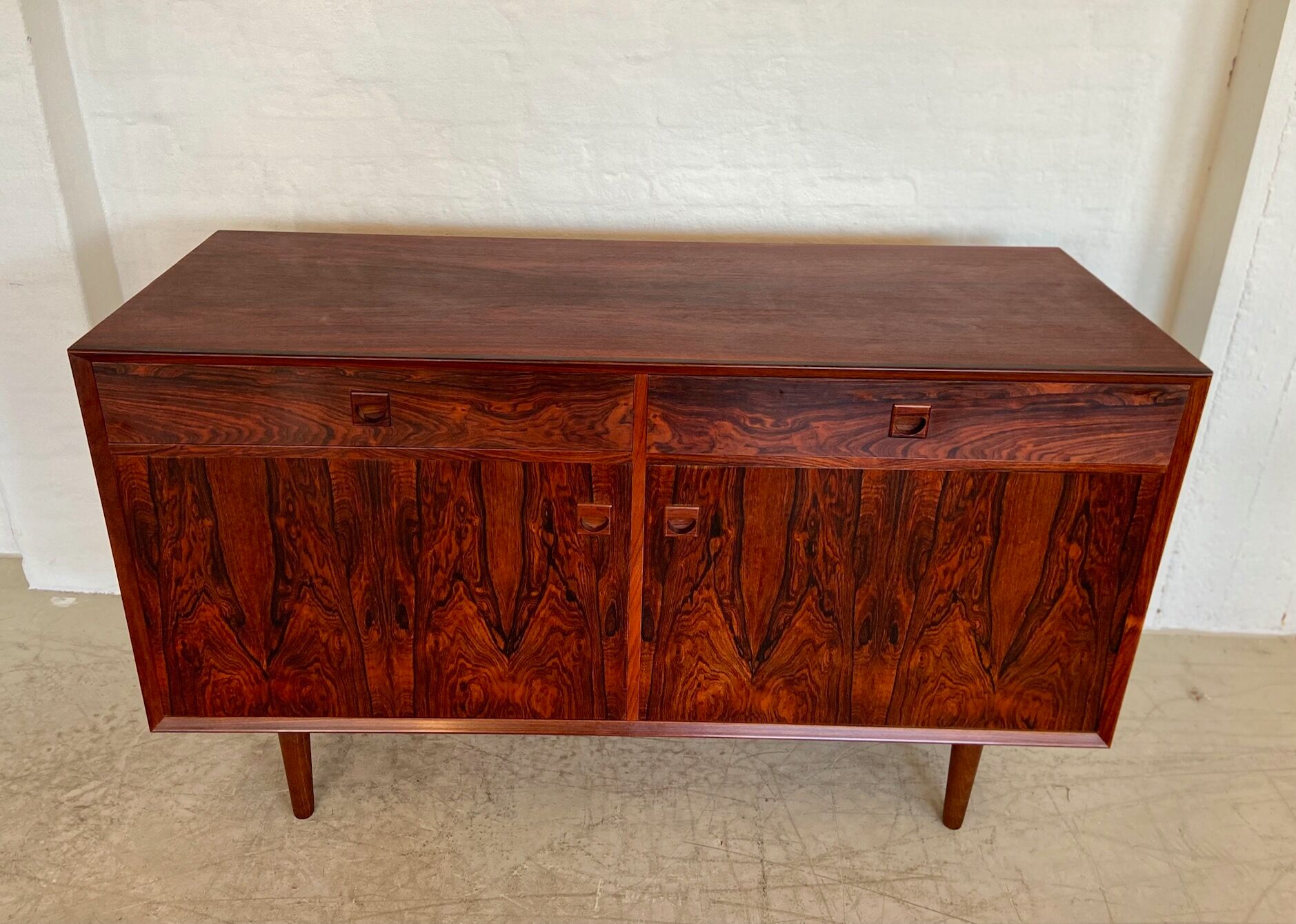 Buffet en palissandre danois vintage rétro des années 1960 par Brouers.