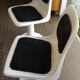 Paire de chaises pied tulipe circa 1970