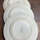 Iron clay dishes, Longwy, Violetta collection