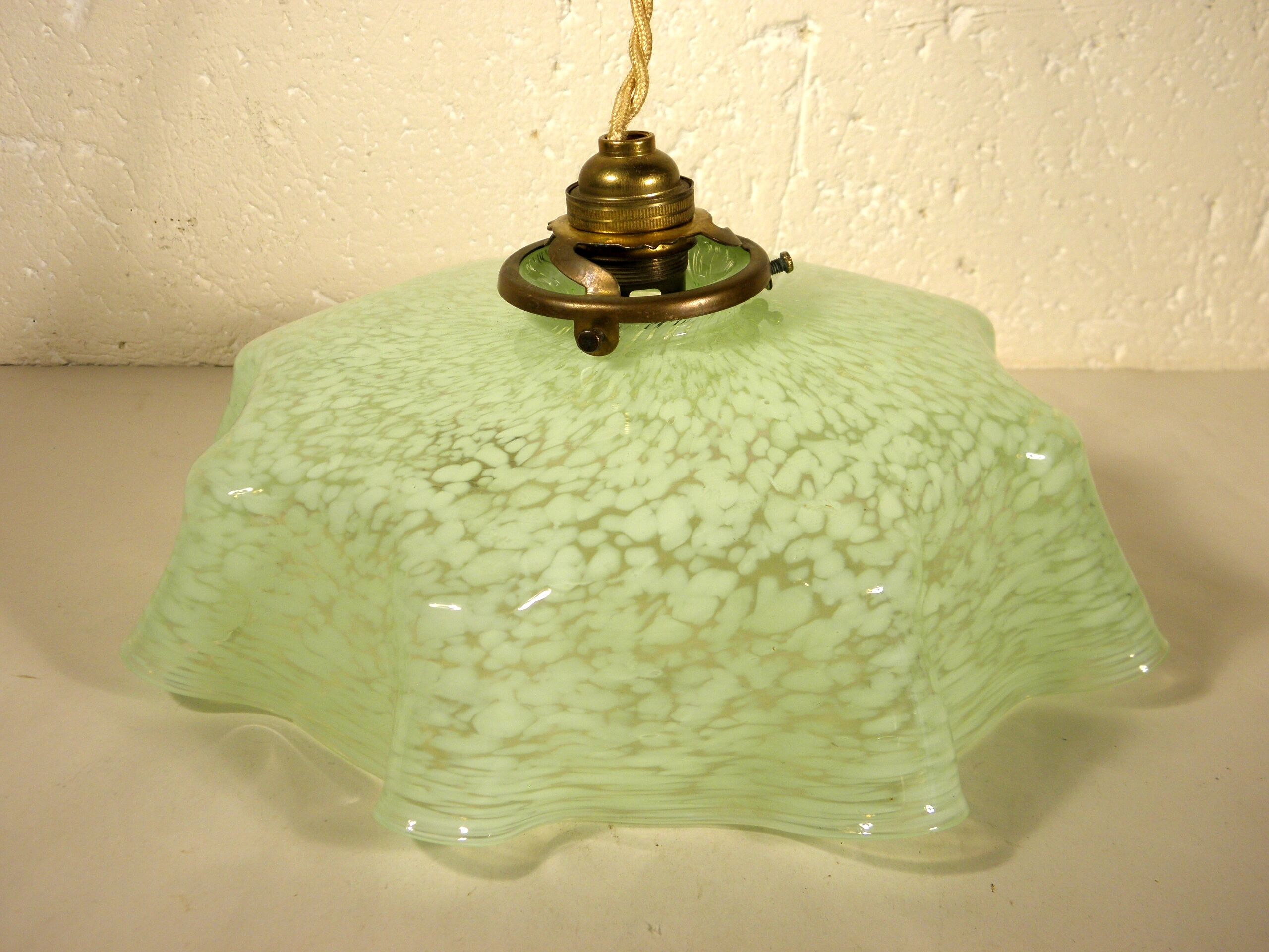 Clichy glass pendant lamp