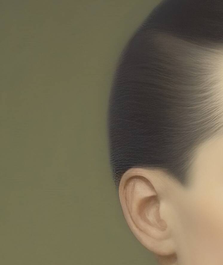 Portrait ancien - série “Les moustachu-e-s”