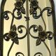 Art Nouveau wrought iron mirror